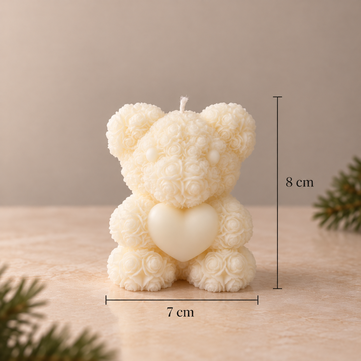 Rozenbeer Kaars